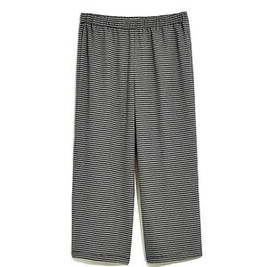 Madewell Texture & Thread Wide Leg Pull On Pant in Stripe Sz M